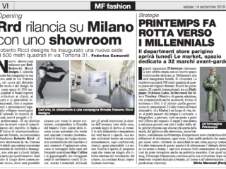 RRD - Roberto Ricci Designs apre il primo showroom a Milano