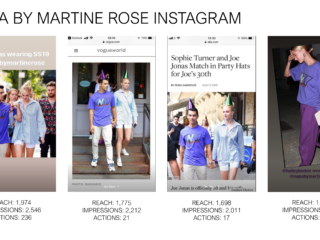Joseph Adam Jonas e Hailey Rhode Bieber indossano Napa by Martine Rose